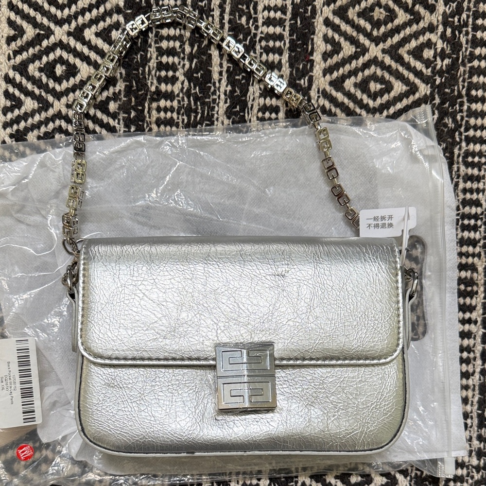 Silver Givenchy Designer Women's Bag